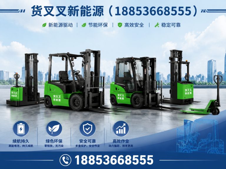 临沂电动堆高机展示图